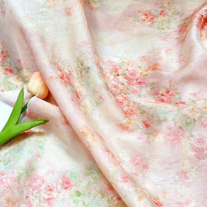 Simon Lightweight Floral Jacquard Fabric