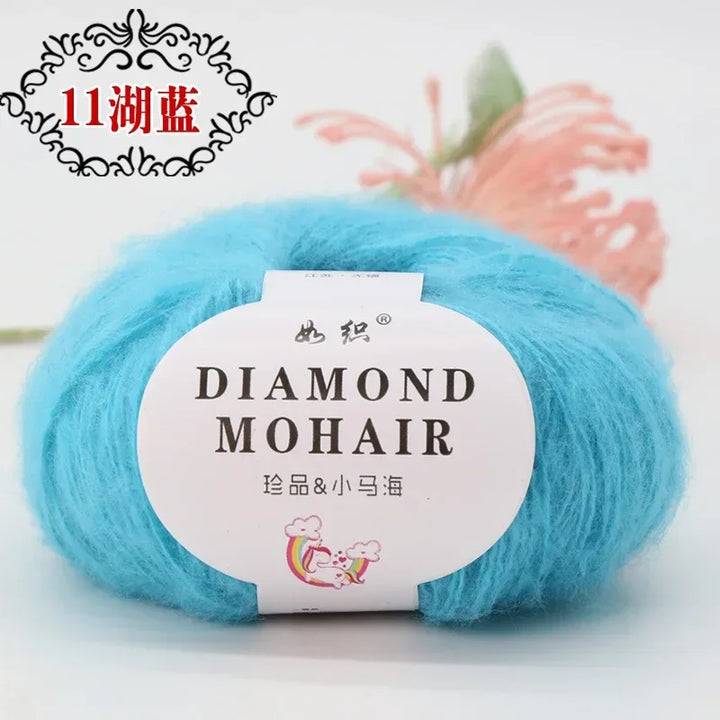 25g Mohair Wool Blended Yarn