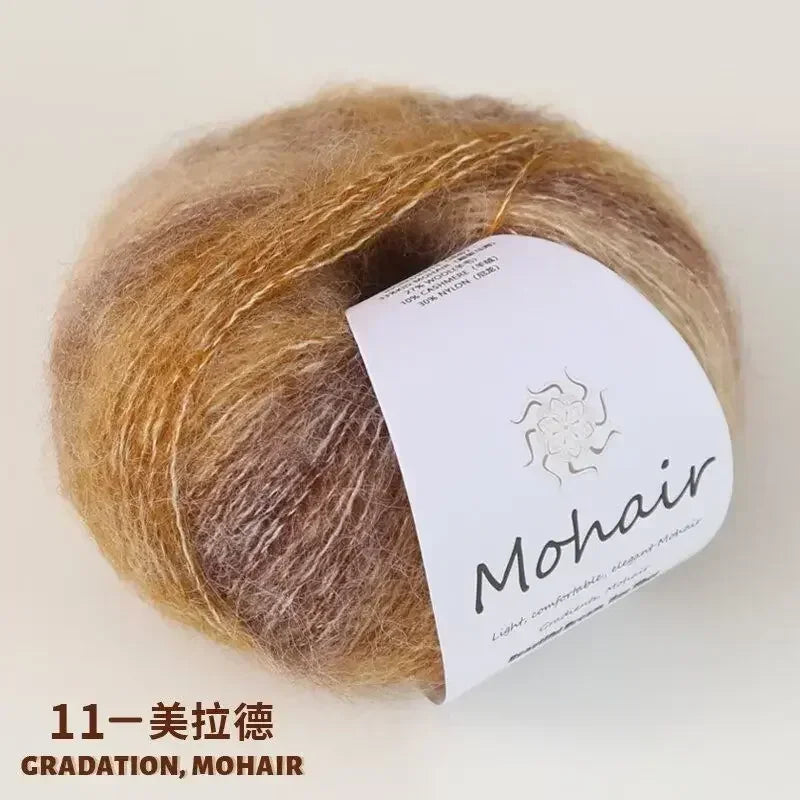 25g Gradient Silk Mohair Small Cloud Yarn