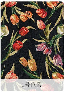Kindly Floral Chenille Fabric