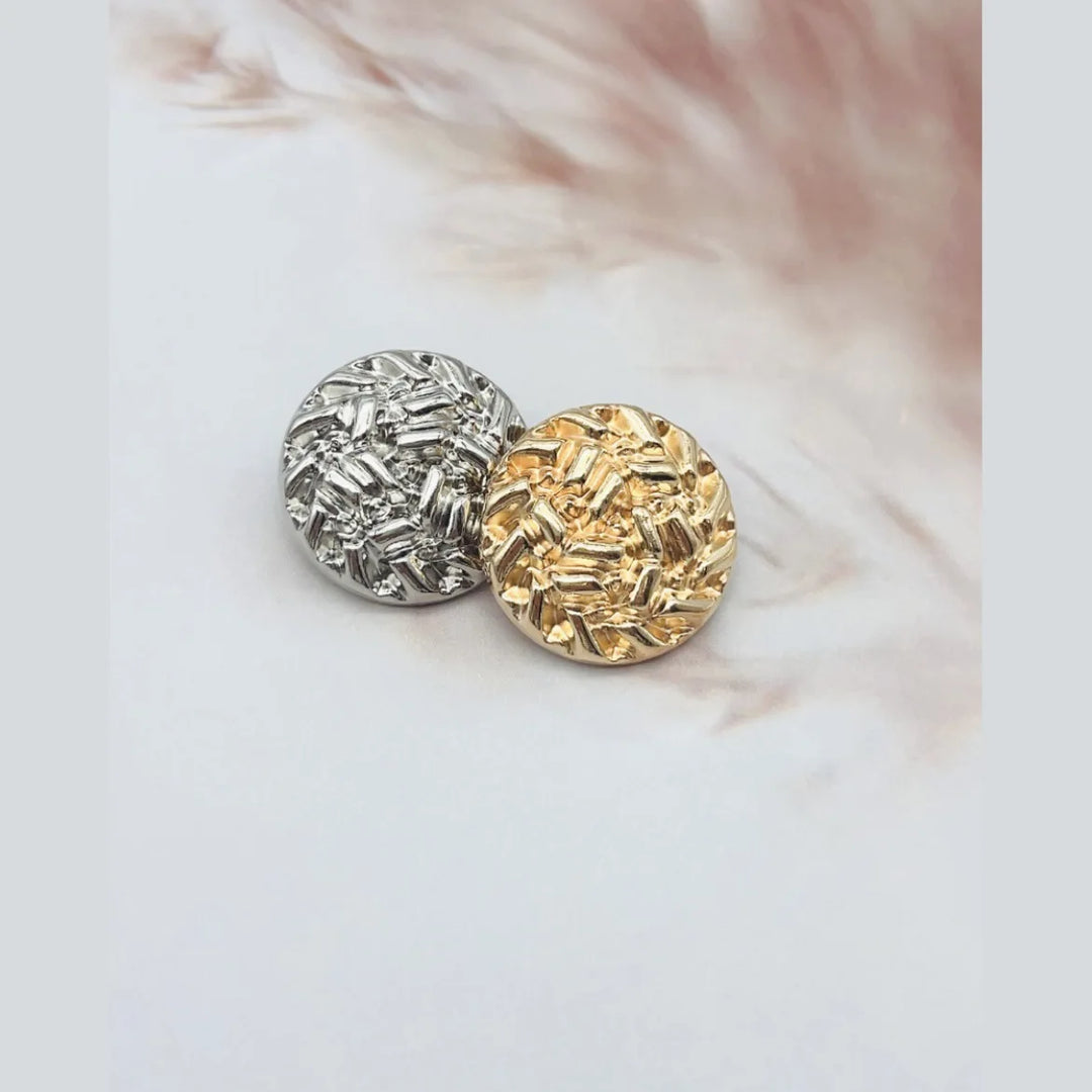 10 PC / B-Coin Metal Buttons