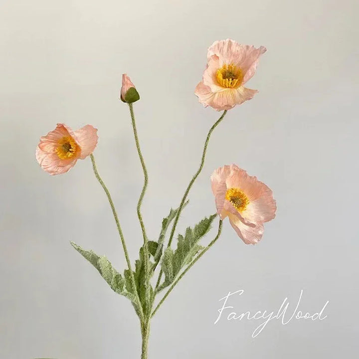 Faux Poppies Flower