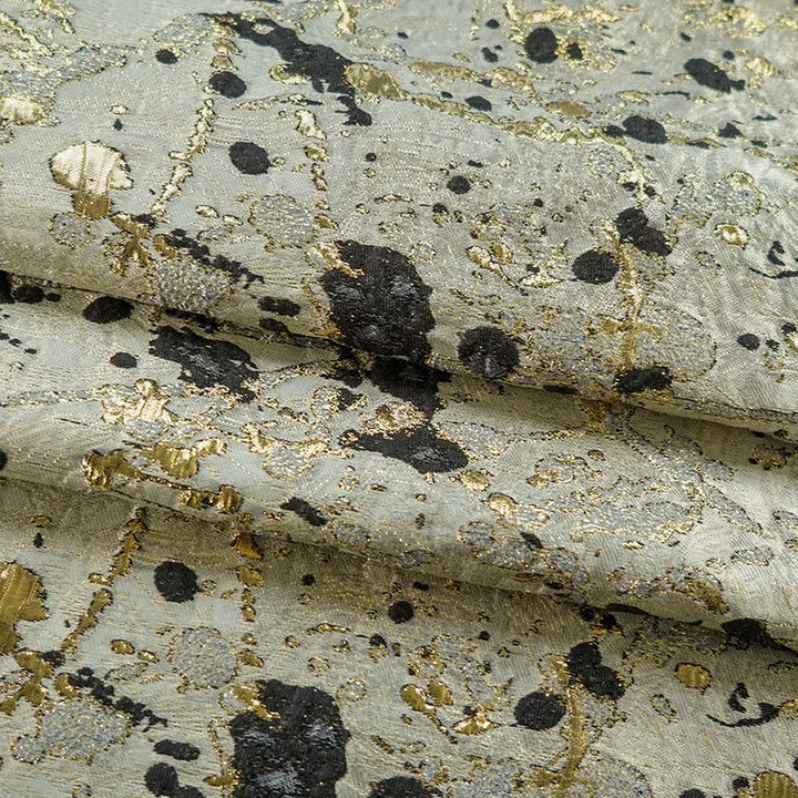 Quill Splash Ink Yarn Dyed Jacquard Fabric