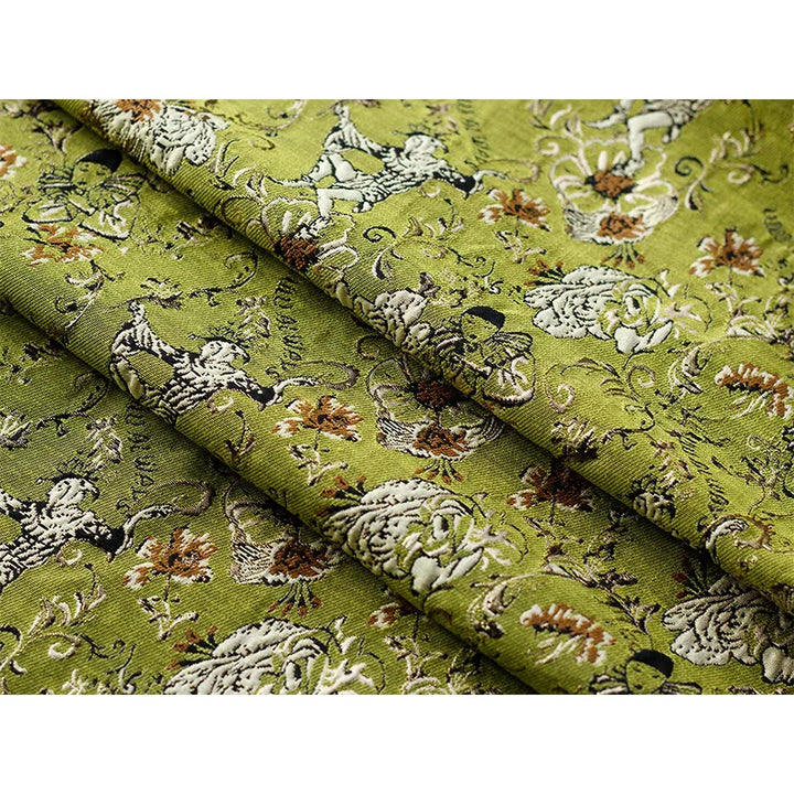 Oris Rose Flower Yarn Dyed Jacquard Fabric