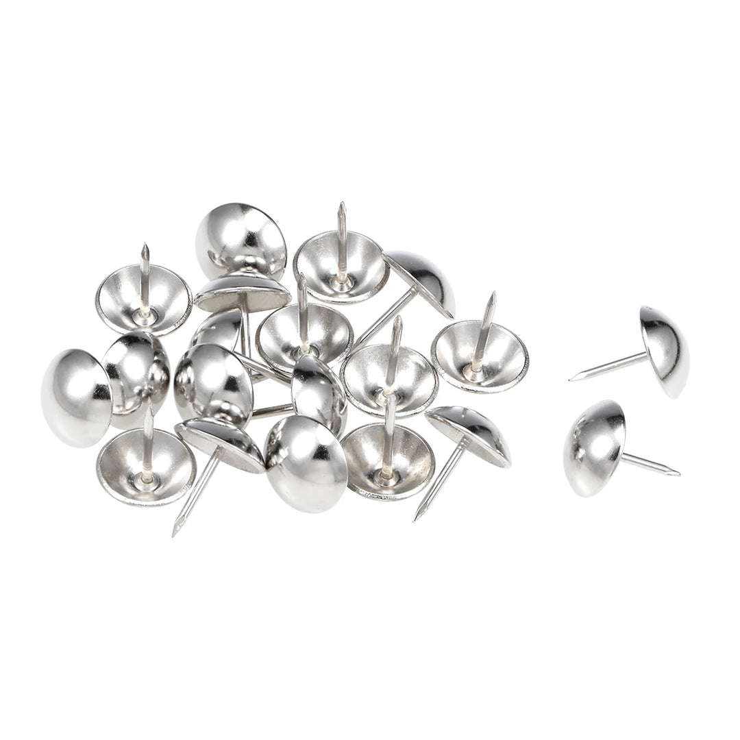 10/20/25pc Round Silver Upholstery Nails