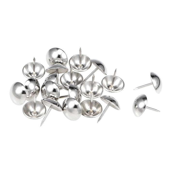 10/20/25pc Round Silver Upholstery Nails