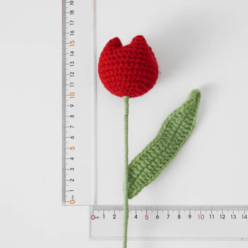 Moni Knit Tulips Party Decor Flower