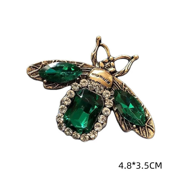 Bakir Rhinestone Brooch