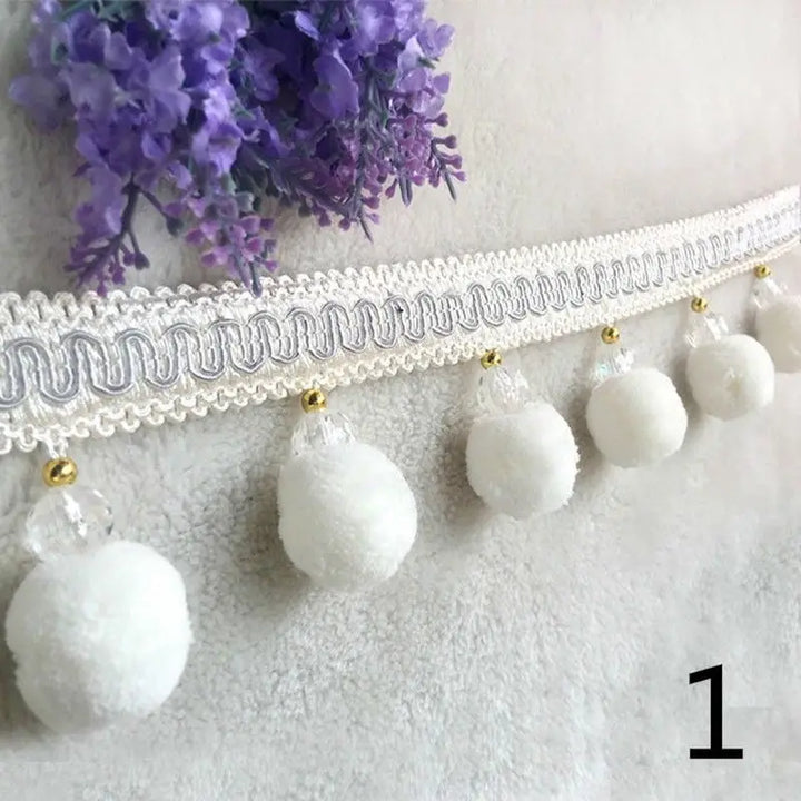 Spring Pompom Tassel Fringe Trim
