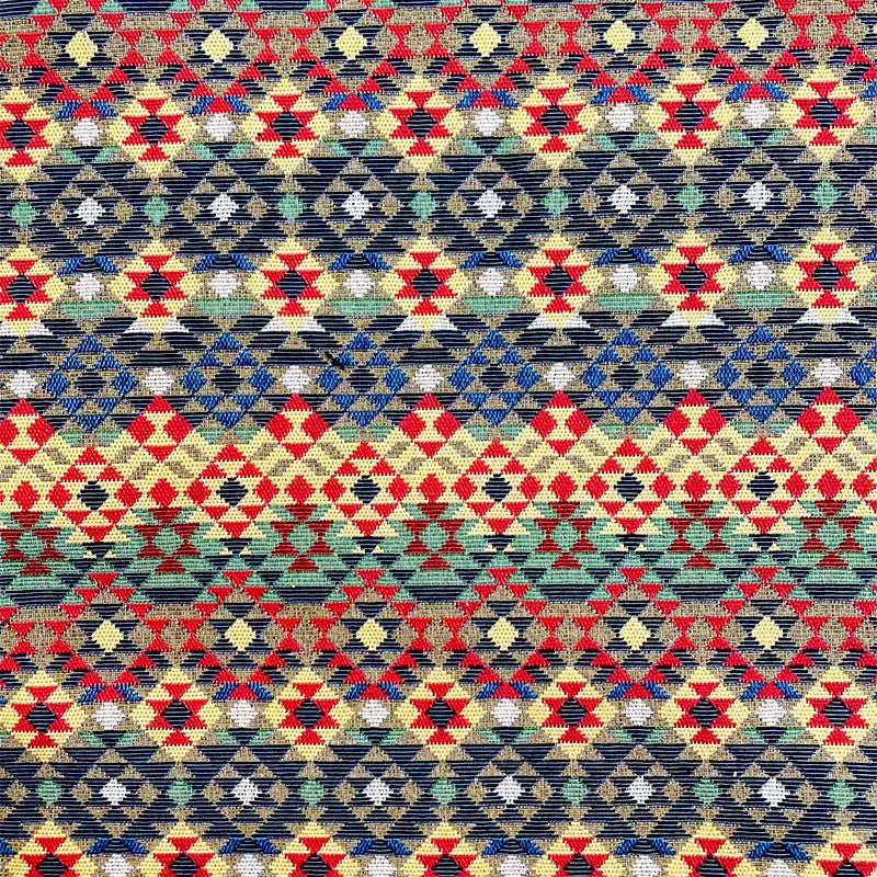 Vince Ethnic Yarn-Dyed Jacquard Fabric