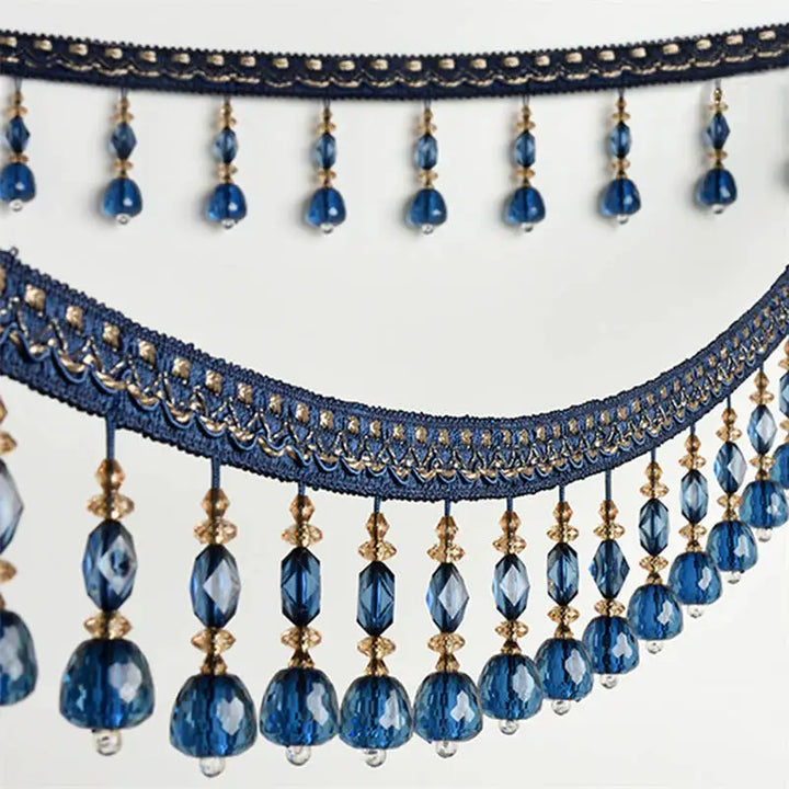 6 YARDS / Geros Beaded Tassel Fringe Trim