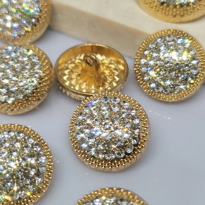 6 PC / Skyler Rhinestone Buttons