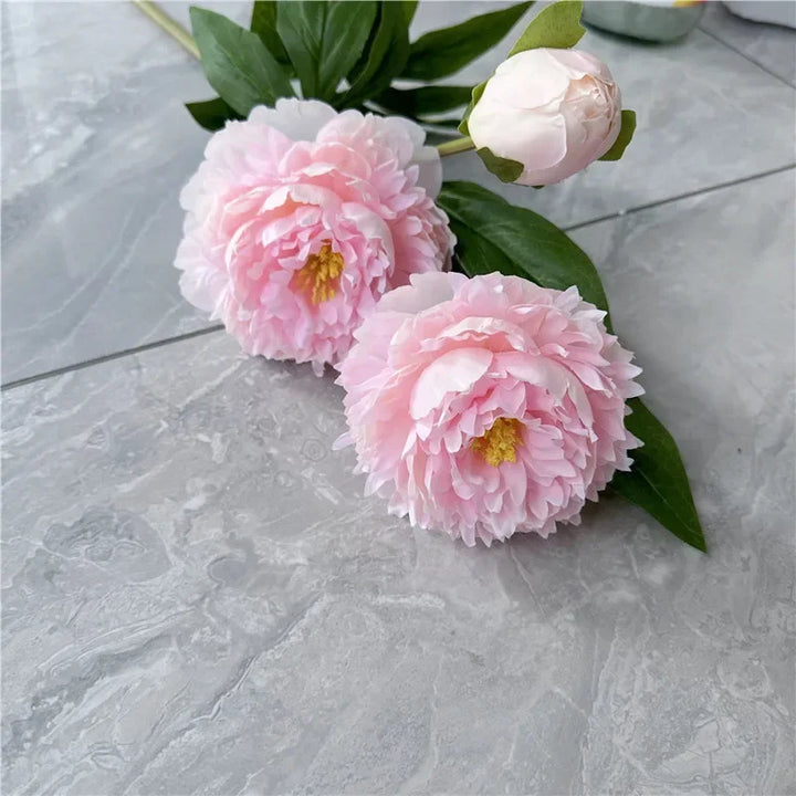 29" Long Faux Peonies