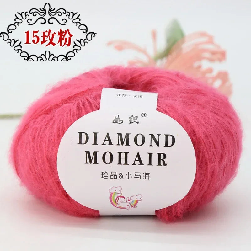 25g Mohair Wool Blended Yarn