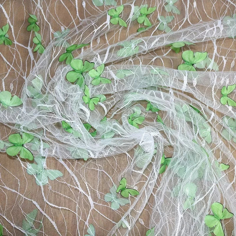 Alva Embroidered Tulle Lace Fabric