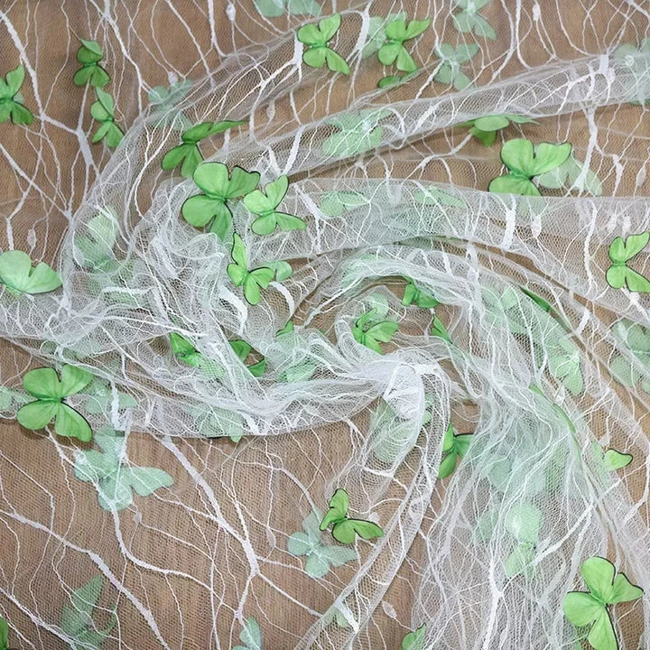 Alva Embroidered Tulle Lace Fabric