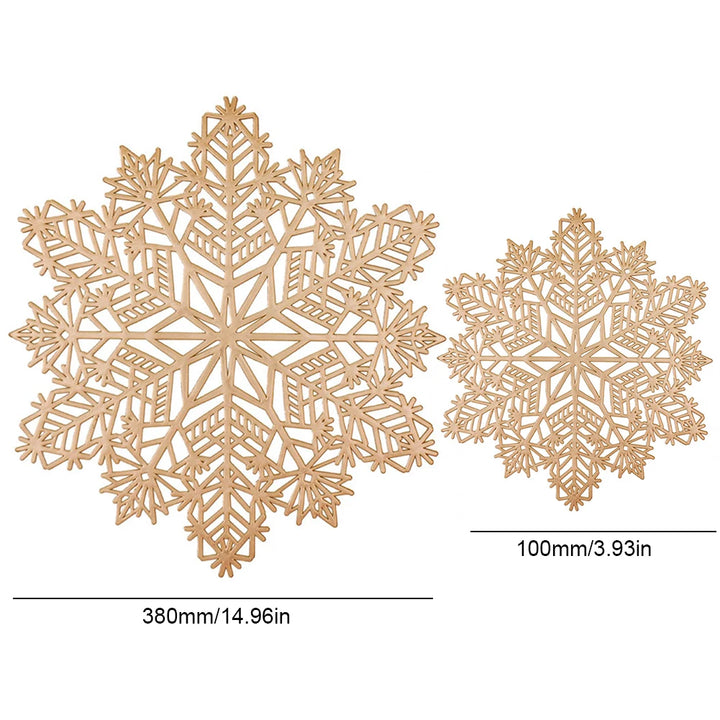 Coaster Set of 4 Christmas Snowflake Placemats