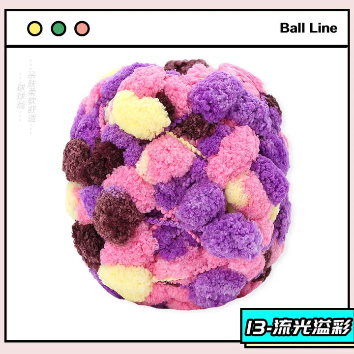 100g Colorful Thick Ball Yarn
