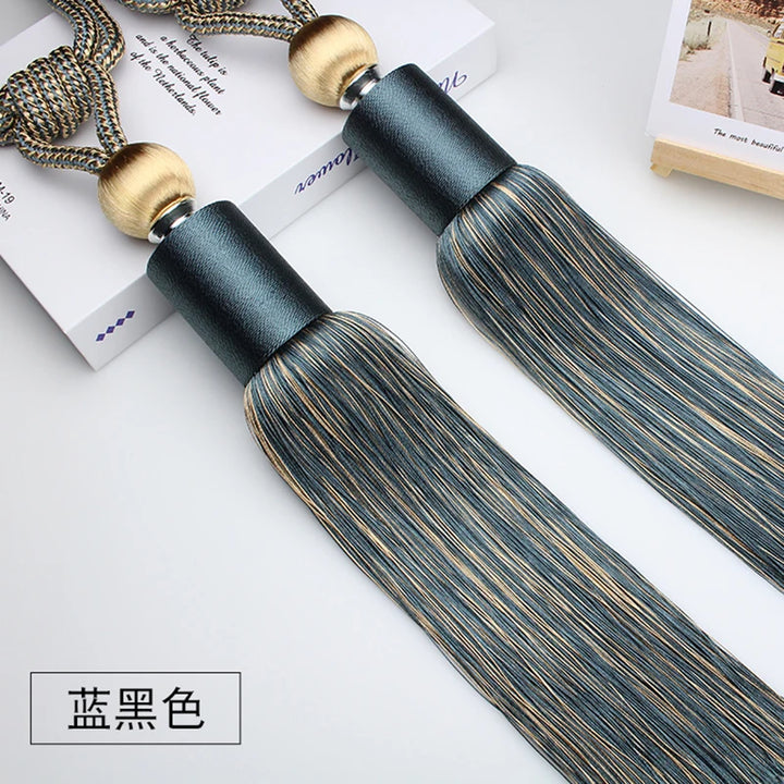 2 PC Vellor Curtain Tassel Tiebacks