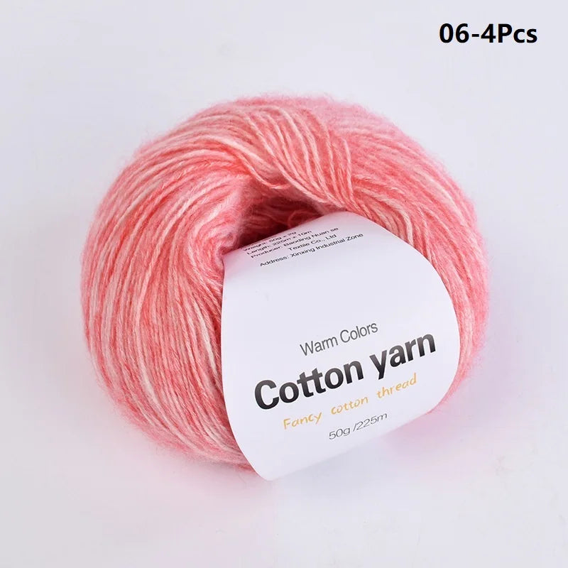 50g Soft Cotton Blended Crochet Yarn