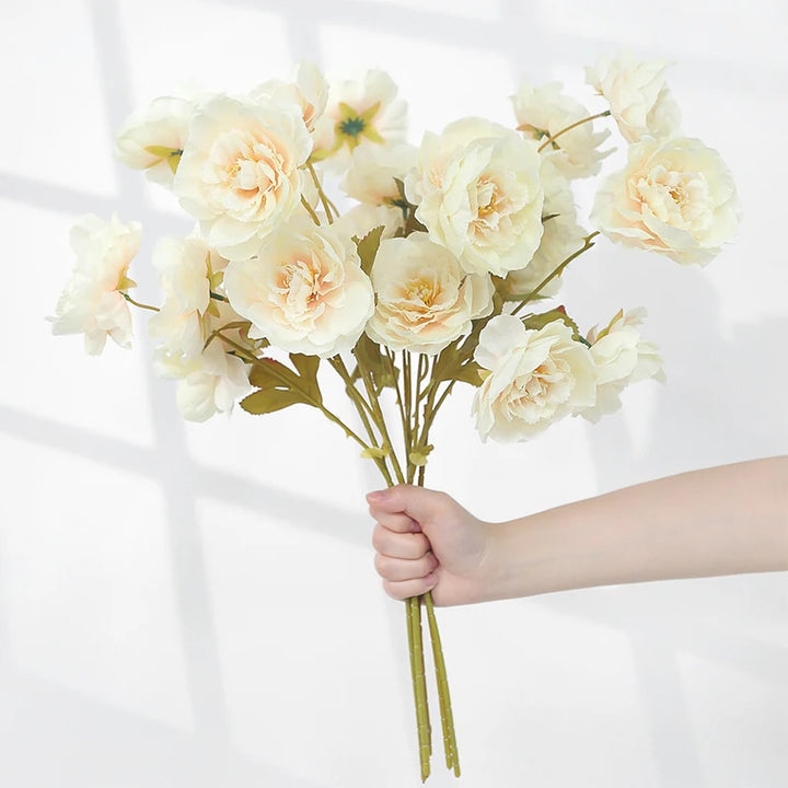 21" Artificial Peony Bouquet Bundle