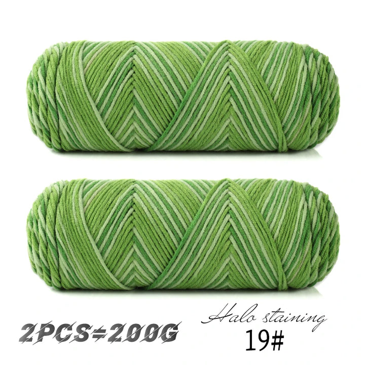 2 PC / Multicolor Acrylic Sweater Yarn