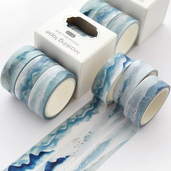 3 Meter / Blue Ocean Decorative Washi Tape