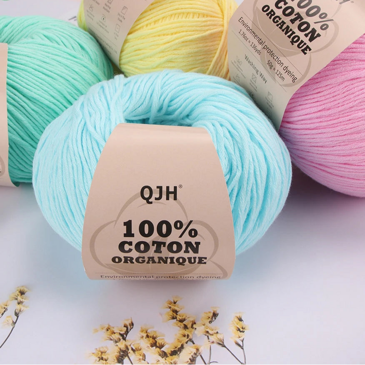 6 PC / 100% Cotton Summer Soft Yarn