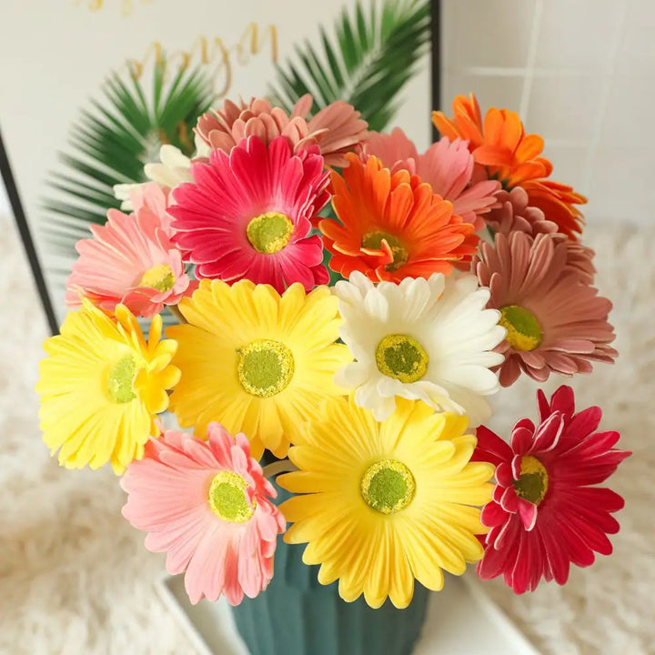 14" Fake Gerbera Artificial Flowers
