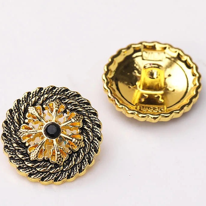 6 PC / Derek Rhinestone Buttons – Classic Modern Fabrics