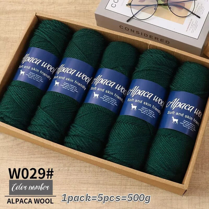 5 PC / Alpaca Wool Coarse Yarn