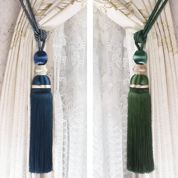 2 PC Noriel Curtain Tassel Tiebacks