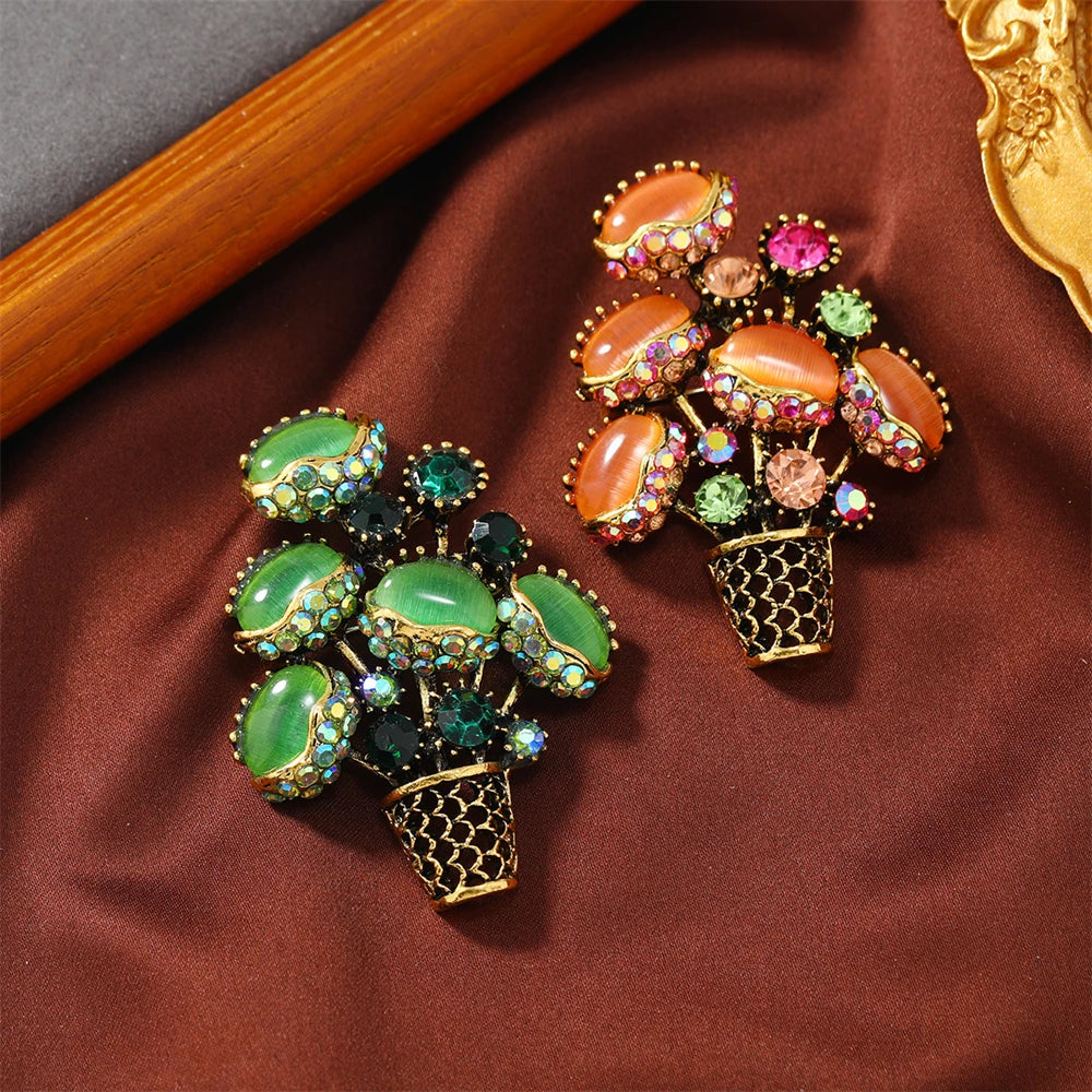 Cansu Embroidery Brooch