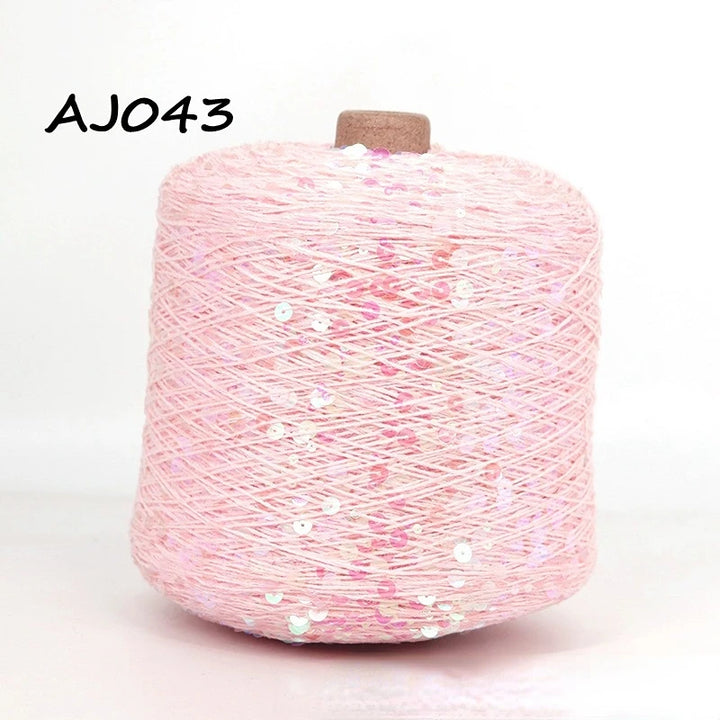50g Metallic Sequin Yarn Sparkle Glitter