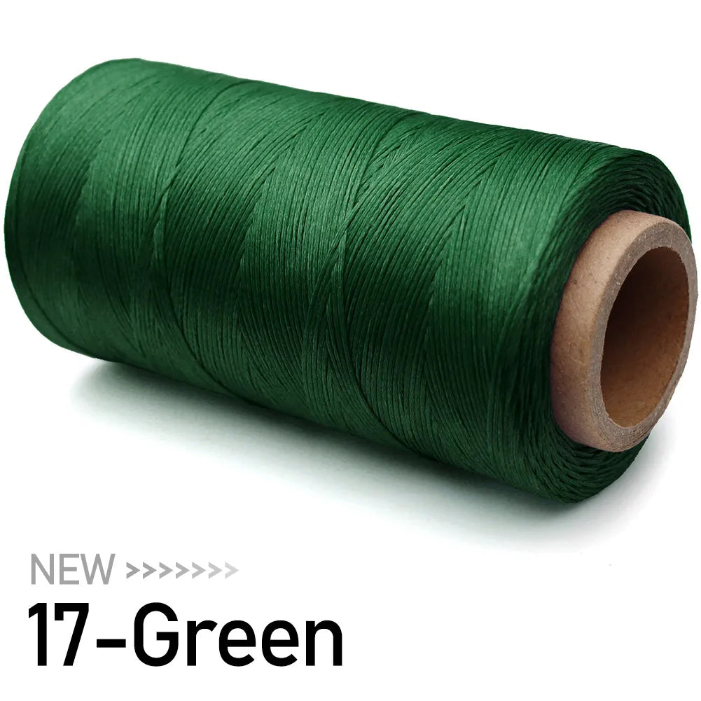 22 Colors / Flat Polyester Waxed Thread for Leather