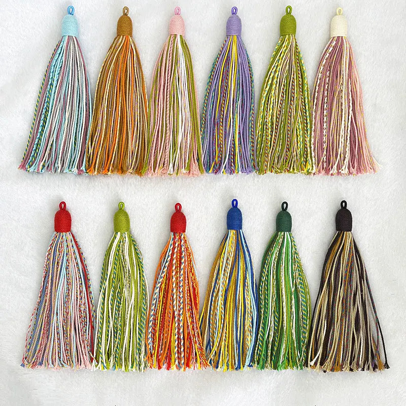 Sorelle 15cm Hand Twisted Cotton Thread Key Tassels