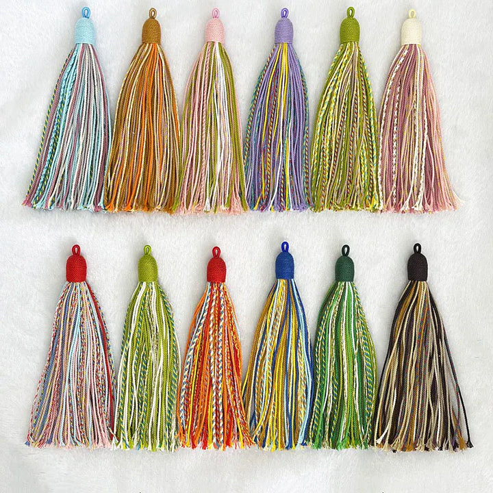 Sorelle 15cm Hand Twisted Cotton Thread Key Tassels