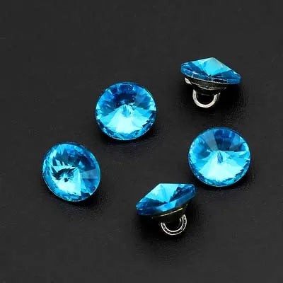 Vainoe 10mm Small Rhinestone Button - 10 PC