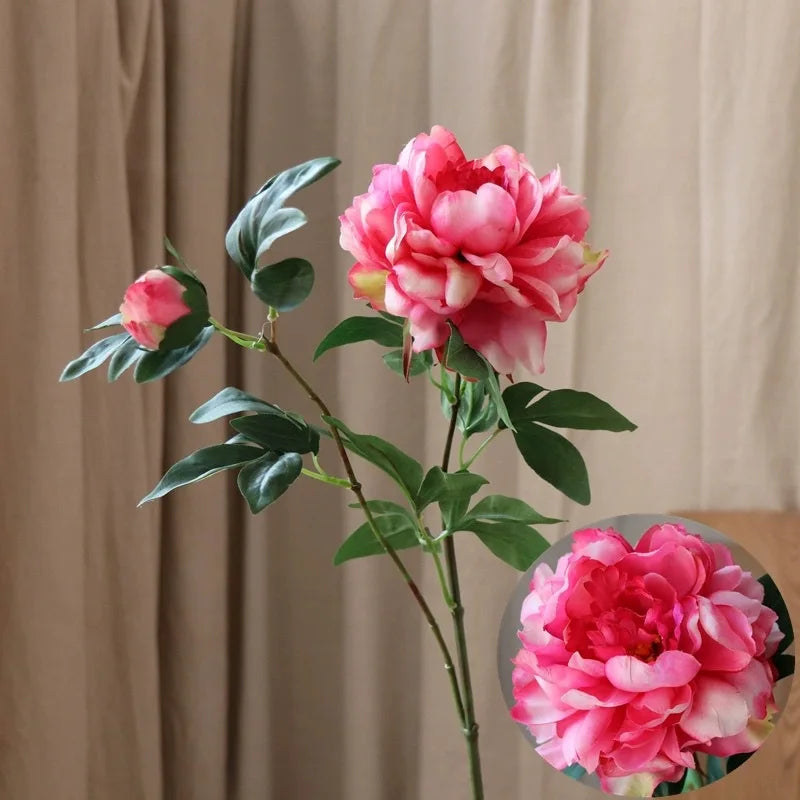 Tessa 27 Inch Luxury Peony Artificial Flower