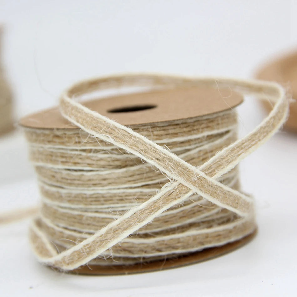 2 Yards / Natural Jute Rope Ribbon