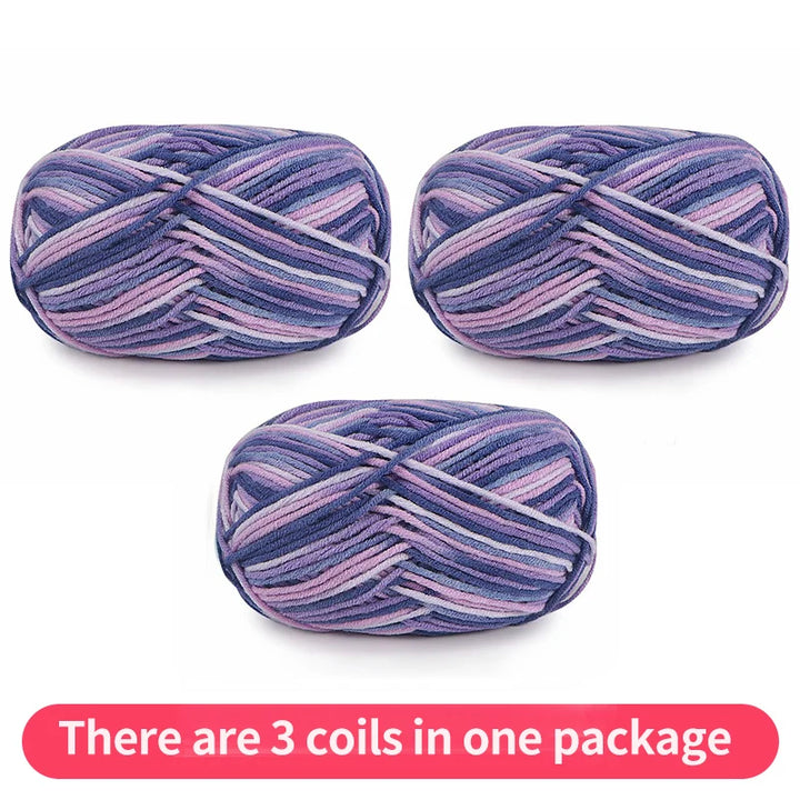 150g Segmented Dyed Gradient Colorful Yarn