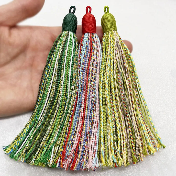 Sorelle 15cm Hand Twisted Cotton Thread Key Tassels
