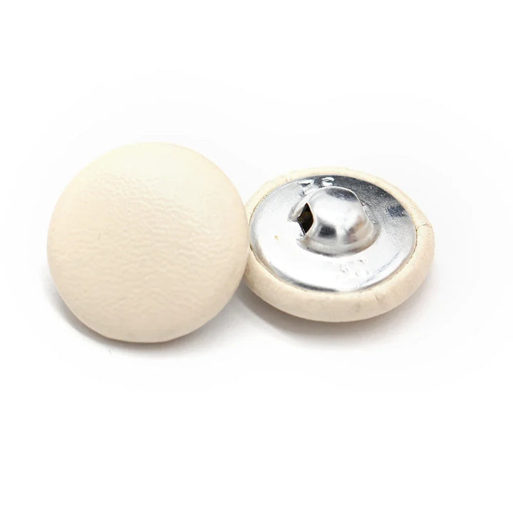 Retson 11/15/20/25/30mm Leather Covered Button - 10 PC