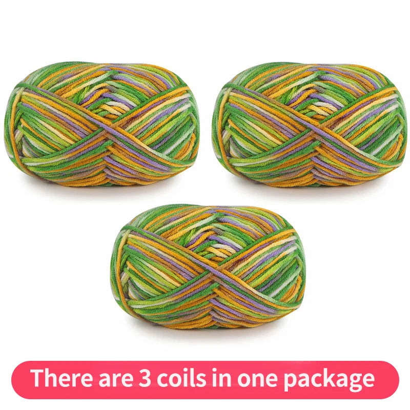 150g Segmented Dyed Gradient Colorful Yarn