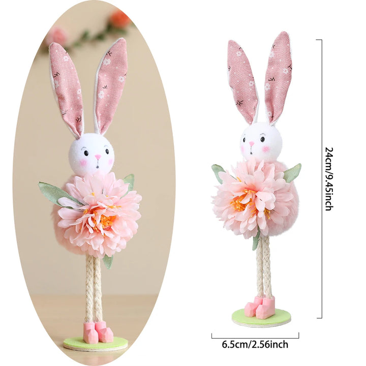 Easter Standing Flower Bunny Fairy Angels