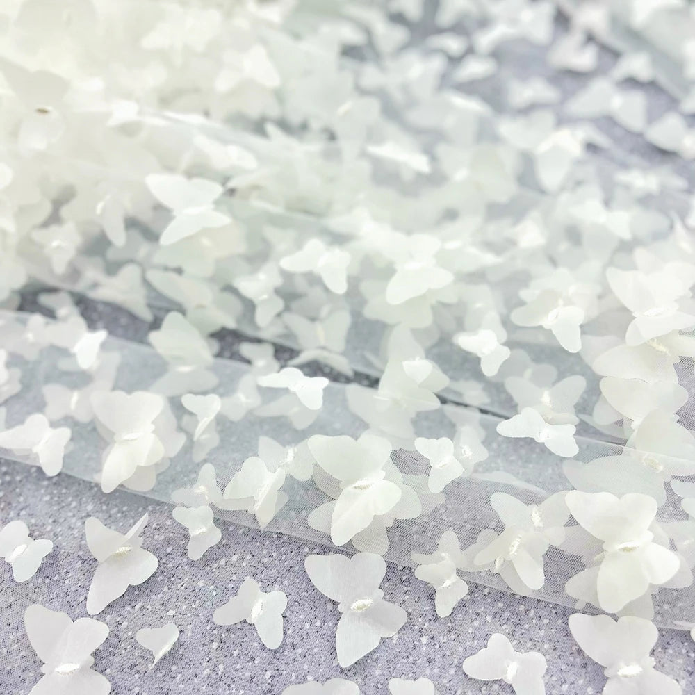 Eris Embroidered Tulle Lace Fabric