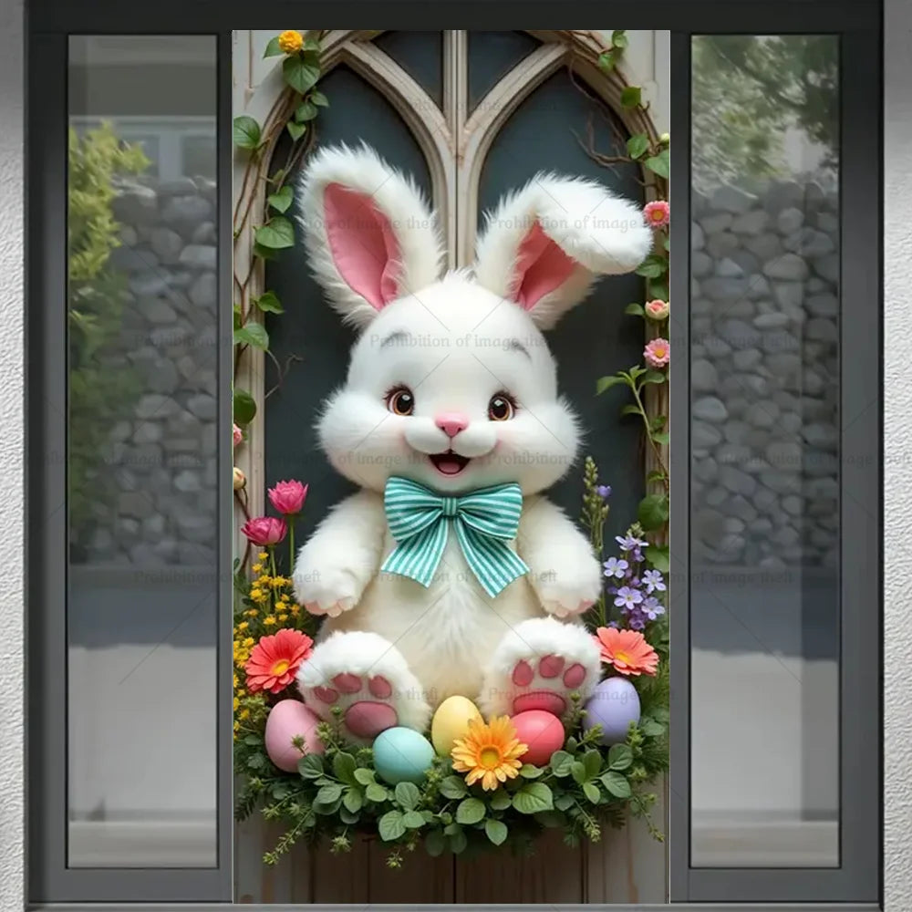 Spring Happy Easter Door Wreath