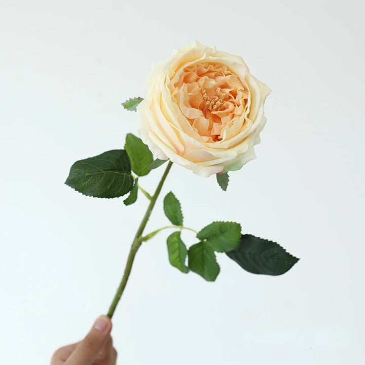 5 PC /  Tea Rose Branch Fake Flower Bundle