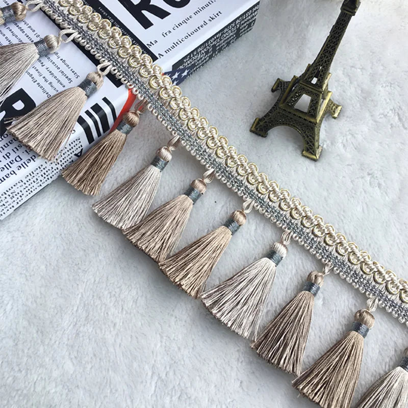 3 YARDS / Marconi Beaded Tassel Fringe Trim