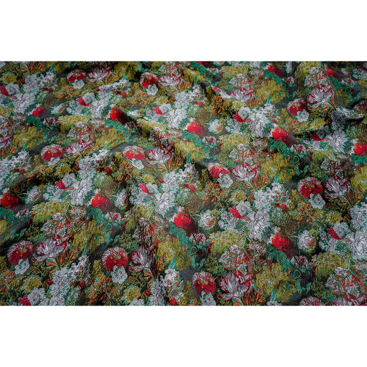 Lomeni Oil Panted Style Woven Jacquard Fabric